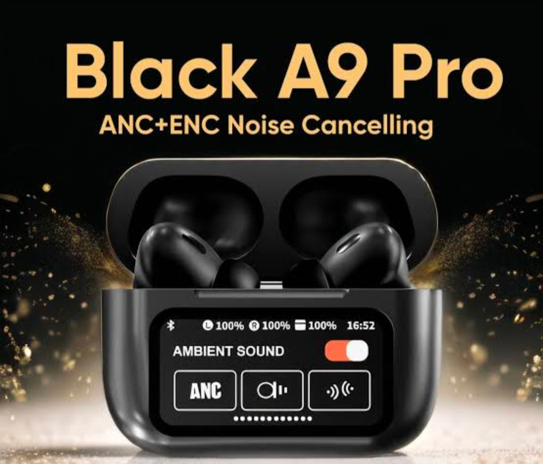 A9 Pro High Quality Sound, Wireless Air Pods With Smart Touch Screen Control