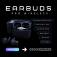 Airpods PRO 2nd Gernation Wireless Earbuds Touch Control 5.1 (BLACK)