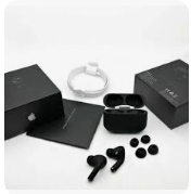 Airpods PRO 2nd Gernation Wireless Earbuds Touch Control 5.1 (BLACK)