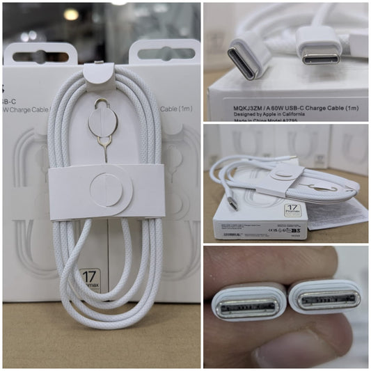 iPhone 60W PD C to C type Cable For iPhone 17 16 15 Pro Max iPad PD 60W 45W 25W Turbo charging Cord Type C Fast Charger For Samsung S25 S24 S23 S22 S21 S20 Ultra Series