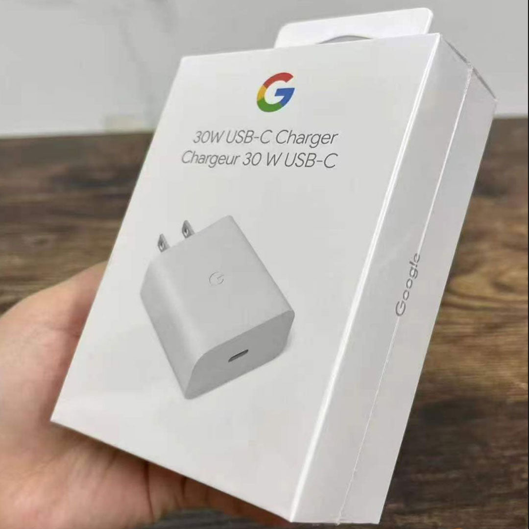 Google 30W USB-C Fast Charger Power Adapter – PD Rapid Charging for Google Pixel, Android Smartphones, Tablets & USB-C Devices