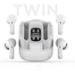 VBON Twin 2-in-1 Wireless Bluetooth Earbuds | ANC x4 | Bluetooth 5.4 | LED Display | IPX4 Waterproof